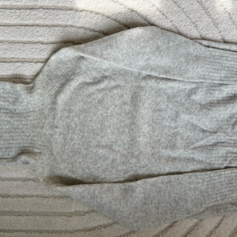 Babaton Gray Cowl Neck Sweater Soft Knit
